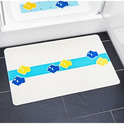 Bad - Badteppich Fische blau Bad - Badteppich Fische blau