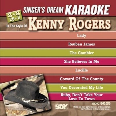 Best Of Kenny Rogers - Karaoke Playbacks - SDK 9025 (B-Ware)