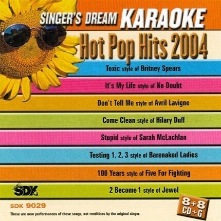 Hot Pop Hits 2004 – Karaoke Playbacks – SDK 9029 (B-Ware)