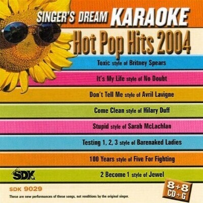 Hot Pop Hits 2004 – Karaoke Playbacks – SDK 9029 (B-Ware) Hot Pop Hits 2004 – Karaoke Playbacks – SDK 9029 (B-Ware)