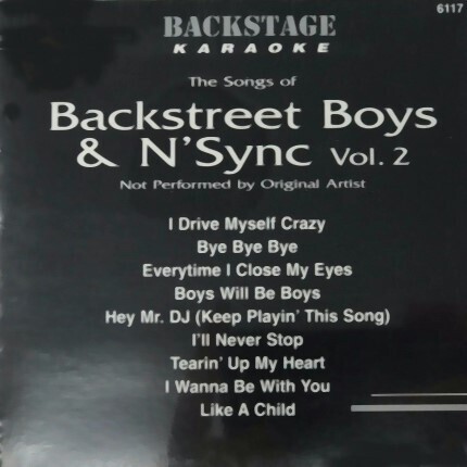 BACKSTAGE KARAOKE BACKSTREET BOYS & N'SYNC VOL 2.