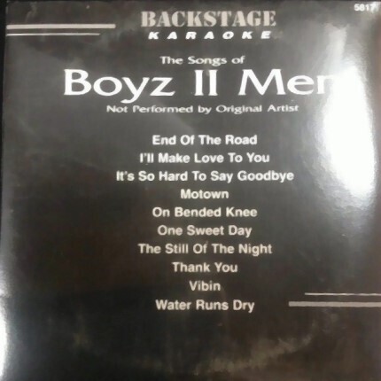Backstage Karaoke CD+G Boys II Men - Karaoke Playbacks - BS5817