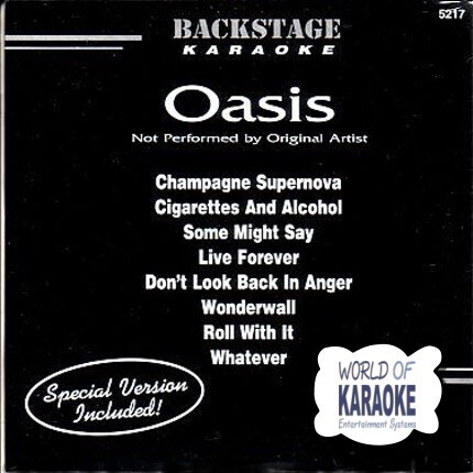 Oasis - Backstage Karaoke Playbacks CDG – BS 5217