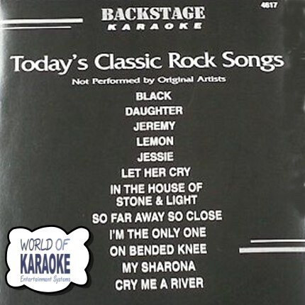 Backstage Karaoke CDG - BS 4617 - Today's Classic Rock