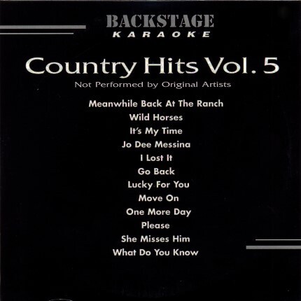 Backstage Karaoke Country Hits Vol.5 - Cdg Disc BS 3117 - Die rockt den Westen