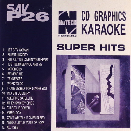Nutech-P-26-Karaoke - CD+G - Pop, Standards, Rock - Playbacks