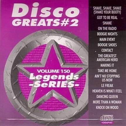 Legends Karaoke Volume 150 - Disco Greats 2 - Karaoke-Playbacks