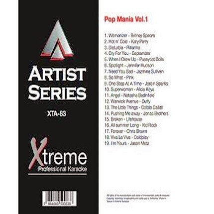 POP MANIA VOL 1 - XTA83 - Karaoke Playbacks