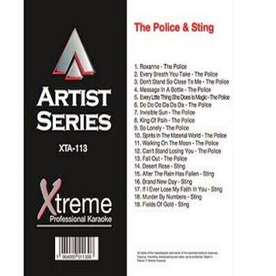 THE POLICE & STING - xta113 Xtream Karaoke Playbacks