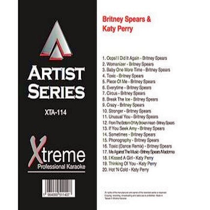 BRITNEY SPEARS & KATY PERRY - Karaoke Playbacks - xta114