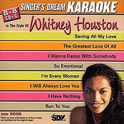 Whitney Houston - Karaoke Playbacks - SDK 9006 (Bulk-Angebot)