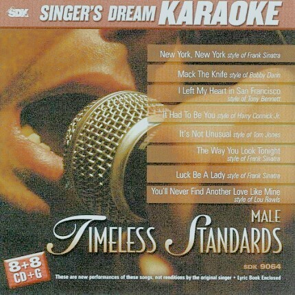 Timeless Standards-Male - Karaoke Playbacks - CD+G (Sparangebot)