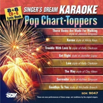 Pop Chart-Toppers - Karaoke Playbacks - SDK 9047 (Sparangebot)