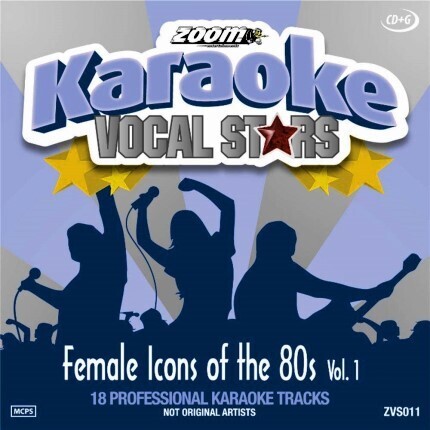 Zoom Karaoke CD+G - Female Icons Of The 80s - Vocal Stars Karaoke Series