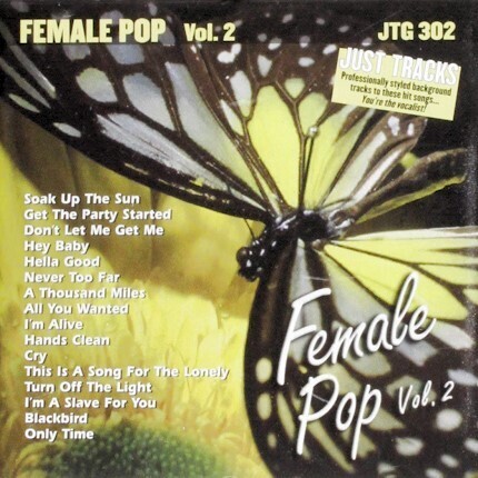 Female Pop 2 - Karaoke Playbacks - JTG 302 - SELTENE RARITÄT