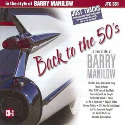 BARRY MANILOW - BACK TO THE 50'S - KARAOKE PLAYBACKS - Kult
