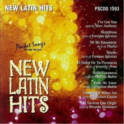 New Latin Hits - Karaoke Playbacks - PSCDG 1593 - Tolles Playback Sammlerstück