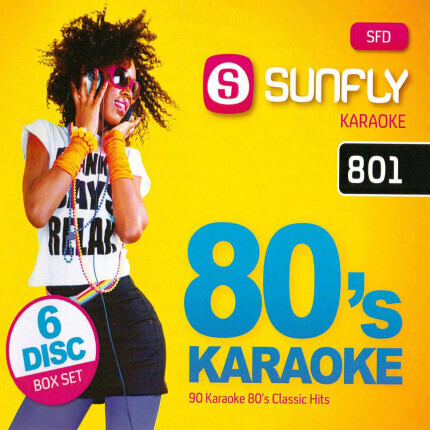 80´s Karaoke - 90 Songs auf 6 CDs - SFD 801 - Karaoke Playbacks