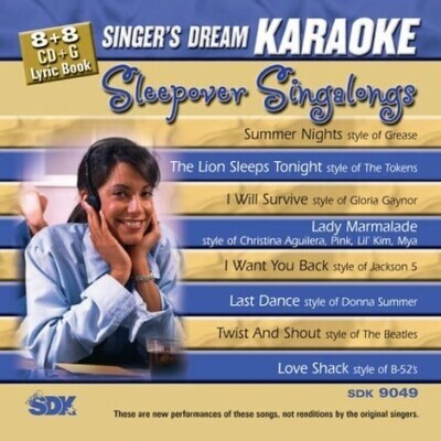 Sleepover Singalongs - Karaoke Playbacks - SDK 9049