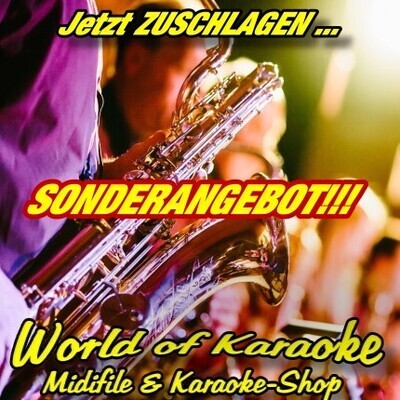SONDERANGEBOT - Promo-Rarität von Zoom Karaoke Playbacks - Zum KENNENLERNEN SONDERANGEBOT - Promo-Rarität von Zoom Karaoke Playbacks - Zum KENNENLERNEN