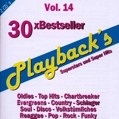 Playbacks Vol.14 - 30 Bestseller - Karaoke Playbacks