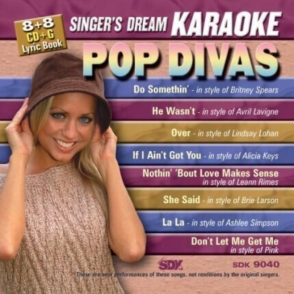 Pop Divas - SDK 9040 - Karaoke Playbacks - Top-Karaoke-Versionen