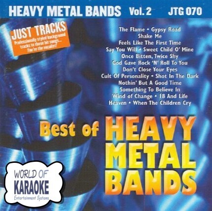 Heavy Metal Bands Vol.2 - Karaoke Playbacks - JTG 070