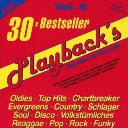 Playbacks Vol.2 - 30 Bestseller - Karaoke Playbacks - Karaoke-Gigant Shop