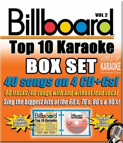 Billboard Top 10 Vol. 2 - 4 CD+ G Set - Karaoke Playbacks