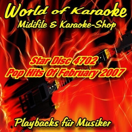 Star Disc 4702 Pop Hits Of February 2007 - Karaoke Playbacks