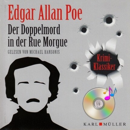 Hörbuch – CD - Edgar Allan Poe: Der Doppelmord in der Rue Morgue. B-Ware