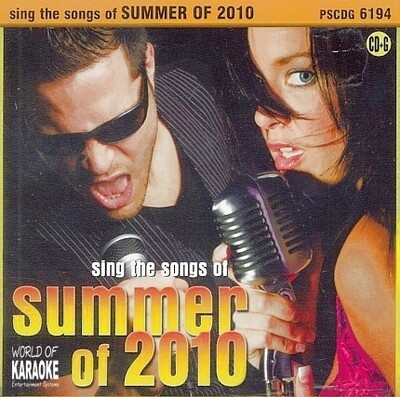 Pocket Songs Karaoke - PSCDG 6194 - Summer of 2010 - Playbacks Pocket Songs Karaoke - PSCDG 6194 - Summer of 2010 - Playbacks
