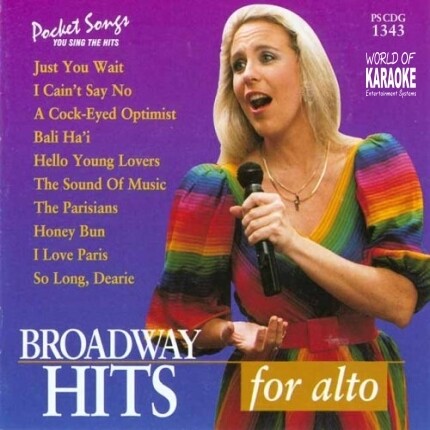 Top - Broadway Hits for Alto – PSCDG 1343 – Karaoke Playbacks