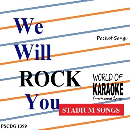 We Will Rock You – PSCDG 1399 – Karaoke Playbacks von Pocket Songs