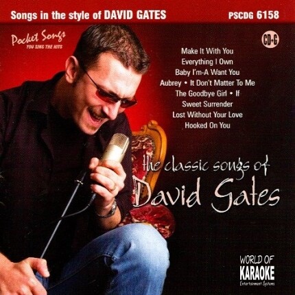 Karaoke Playbacks – PSCD 6158 – Classic Songs of David Gates