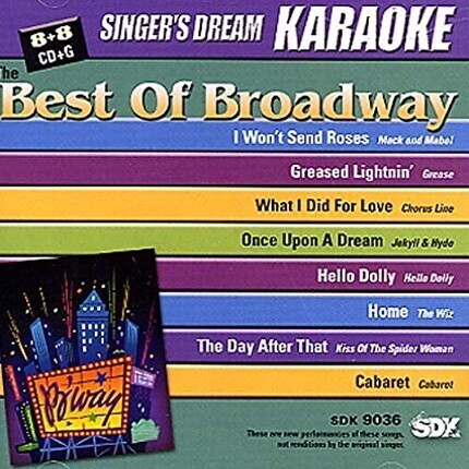 Best of Broadway - Karaoke Playbacks - SDK 9036