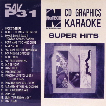NuTech-P-31-Karaoke – Superhits - Pop, 1970s Disco - CD+G