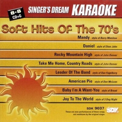 Soft Hits of the 70s - Karaoke Playbacks - SDK 9037