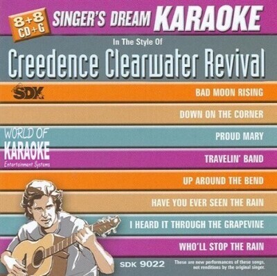 Singer's Dream Karaoke - CDG SDK9022 - Sing The Hits of Creedence Clearwater Revival - VS