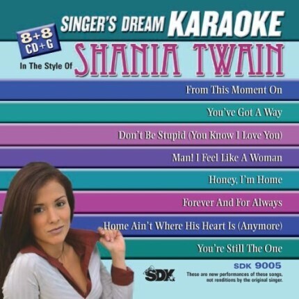 Best Of Shania Twain - SDK 9005 - Karaoke Playbacks