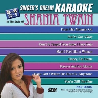 Best Of Shania Twain - SDK 9005 - Karaoke Playbacks Best Of Shania Twain - SDK 9005 - Karaoke Playbacks