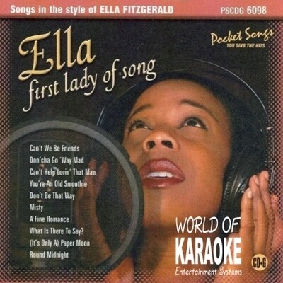 Karaoke Playbacks – PSCDG 6098 – Ella First Lady of Song Karaoke Playbacks – PSCDG 6098 – Ella First Lady of Song