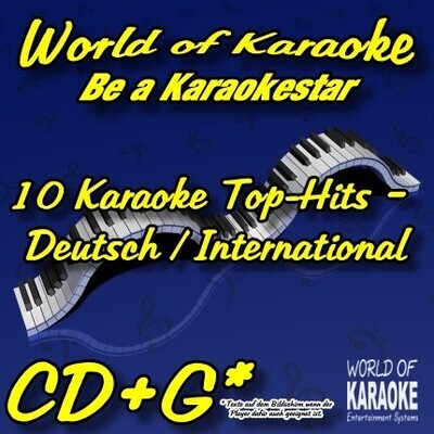 World of Karaoke Präsentiert 10 Top-Hits - Deutsch/International