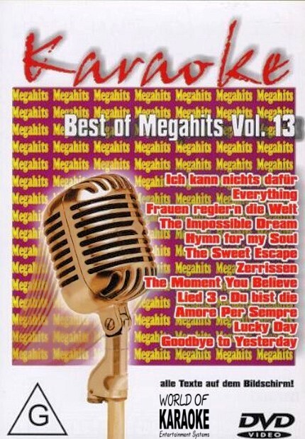 Best Of Megahits Vol. 13 - Karaoke Playbacks - DVD