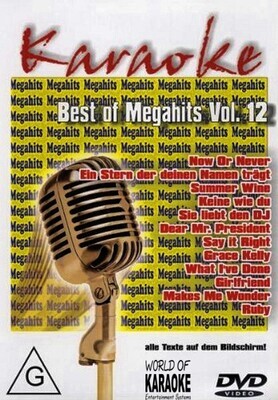 Best Of Megahits Vol. 12 - Karaoke Playback - DVD Best Of Megahits Vol. 12 - Karaoke Playback - DVD