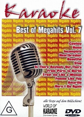 Best of Megahits Vol. 7 - Karaoke Playbacks - DVD