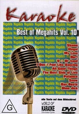 Best of Megahits Vol. 10 DVD – Karaoke Playbacks