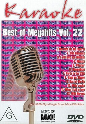 Best of Megahits Vol. 22 – Karaoke Playbacks – DVD