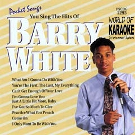 Karaoke Playbacks – PSCDG 1293 – Hits Of Barry White - Einzelstück
