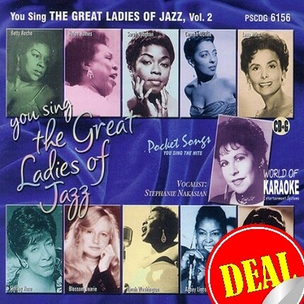 Karaoke Playbacks – PSCD 6156 – Great Ladies of Jazz Vol. 2